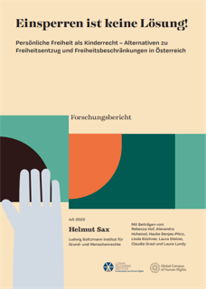 Auf dem Bild ist die Titelseite des Forschungsberichtes abgebildet. Sie enthält den Titel des Berichtes, den Herausgeber Helmut Sax sowie die Namen beitragender Autoren und Autorinnen.