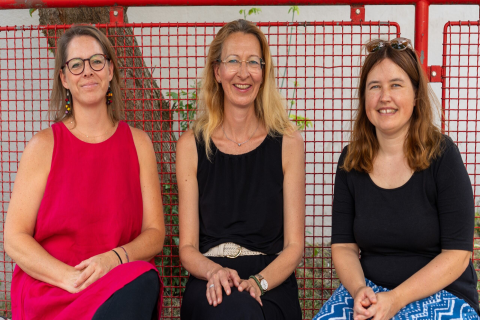 Team der Beratungsstelle für vorschulische und schulische Integration: Kerstin Toth, Petra Pinetz-Schmid und Birgit Pree